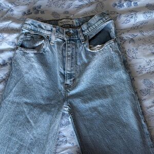 Abercrombie & Fitch Light Blue Straight Leg Jeans